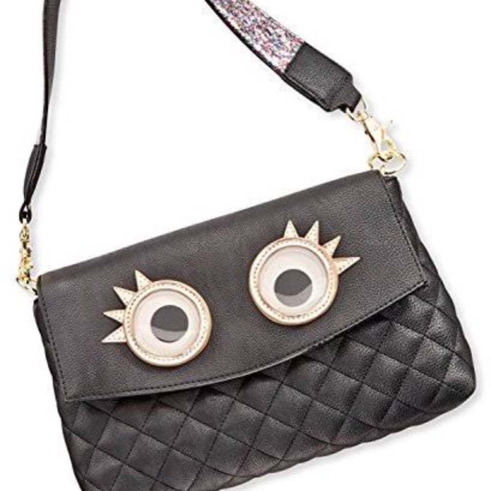 BETSEY JOHNSON GOOGLY EYES CROSSBODY